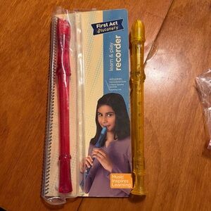 First‎ Act Discovery Red and Yellow Recorder Set w/ Music Book